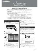 Yamaha Clavinova CVP-509 Upgrade Manual preview