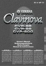 Предварительный просмотр 1 страницы Yamaha Clavinova CVP-600 Owner'S Manual