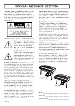 Предварительный просмотр 2 страницы Yamaha Clavinova CVP-600 Owner'S Manual