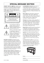 Предварительный просмотр 2 страницы Yamaha Clavinova CVP-601 Owner'S Manual