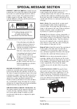 Предварительный просмотр 2 страницы Yamaha Clavinova CVP-605 Owner'S Manual