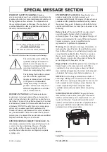 Предварительный просмотр 2 страницы Yamaha Clavinova CVP-705 Owner'S Manual