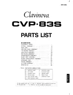 Предварительный просмотр 37 страницы Yamaha Clavinova CVP-83S Service Manual