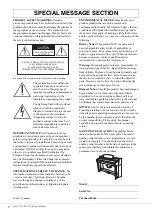 Предварительный просмотр 2 страницы Yamaha Clavinova Owner'S Manual