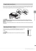 Предварительный просмотр 17 страницы Yamaha Clavinova Owner'S Manual