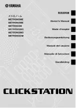 Preview for 1 page of Yamaha ClickStation CLST-100 Owner'S Manual