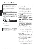 Preview for 4 page of Yamaha CLP 380 Installation Manual