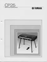 Yamaha CP-25 Operating Manual предпросмотр