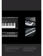 Preview for 13 page of Yamaha CP1 Brochure & Specs