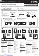 Yamaha CP1SF Owner'S Manual preview