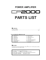 Предварительный просмотр 20 страницы Yamaha CP2000 Service Manual