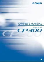 Yamaha CP300 Owner'S Manual предпросмотр