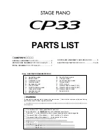 Предварительный просмотр 59 страницы Yamaha CP33 Sibelius 5 Service Manual