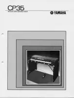 Предварительный просмотр 1 страницы Yamaha CP35 Operating Manual