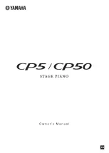 Yamaha CP5 Owner'S Manual preview