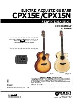 Предварительный просмотр 1 страницы Yamaha CPX15E Service Manual