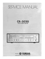 Yamaha CR-3020 Service Manual предпросмотр