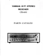 Предварительный просмотр 44 страницы Yamaha CR-600 Service Manual