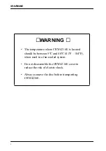 Preview for 4 page of Yamaha CRW4216E Series User Manual