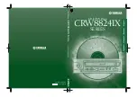 Yamaha CRW8824IX Series Owner'S Manual preview