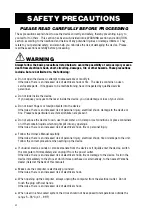 Предварительный просмотр 6 страницы Yamaha CRW8824IX Series Owner'S Manual