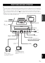 Preview for 11 page of Yamaha CRX-040 Owner'S Manual