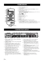 Preview for 54 page of Yamaha CRX-040 Owner'S Manual