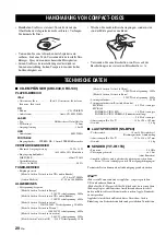 Предварительный просмотр 68 страницы Yamaha CRX-040 Owner'S Manual