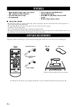 Preview for 6 page of Yamaha CRX-330 Owner'S Manual