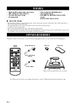 Предварительный просмотр 6 страницы Yamaha CRX-330 Owner'S Manual