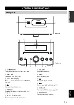 Предварительный просмотр 7 страницы Yamaha CRX-330 Owner'S Manual