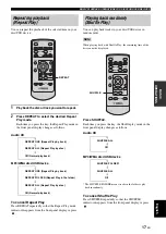 Предварительный просмотр 21 страницы Yamaha CRX-330 Owner'S Manual