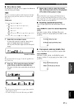 Предварительный просмотр 25 страницы Yamaha CRX-330 Owner'S Manual