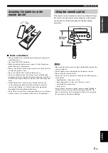 Предварительный просмотр 8 страницы Yamaha CRX-550 Owner'S Manual