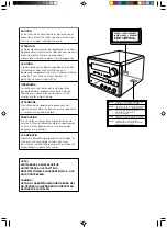 Предварительный просмотр 2 страницы Yamaha CRX-E150 Owner'S Manual