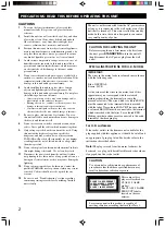 Preview for 5 page of Yamaha CRX-E150 Owner'S Manual