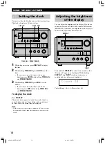 Preview for 21 page of Yamaha CRX-E150 Owner'S Manual