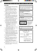 Предварительный просмотр 109 страницы Yamaha CRX-E150 Owner'S Manual