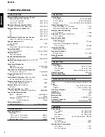 Preview for 4 page of Yamaha CRX-E200 Service Manual