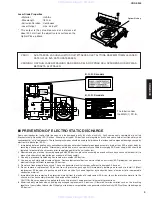 Preview for 3 page of Yamaha CRX-E300 Service Manual