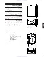 Предварительный просмотр 7 страницы Yamaha CRX-E300 Service Manual