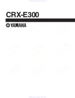 Preview for 86 page of Yamaha CRX-E300 Service Manual