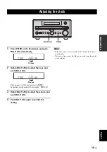 Предварительный просмотр 19 страницы Yamaha CRX-E320 Owner'S Manual