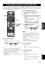 Предварительный просмотр 21 страницы Yamaha CRX-E320 Owner'S Manual