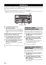 Preview for 28 page of Yamaha CRX-E320 Owner'S Manual