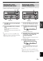 Preview for 29 page of Yamaha CRX-E320 Owner'S Manual