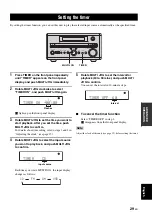 Preview for 33 page of Yamaha CRX-E320 Owner'S Manual