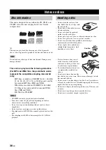 Предварительный просмотр 42 страницы Yamaha CRX-E320 Owner'S Manual