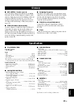 Предварительный просмотр 43 страницы Yamaha CRX-E320 Owner'S Manual