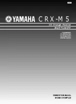 Yamaha CRX-M5 Owner'S Manual preview